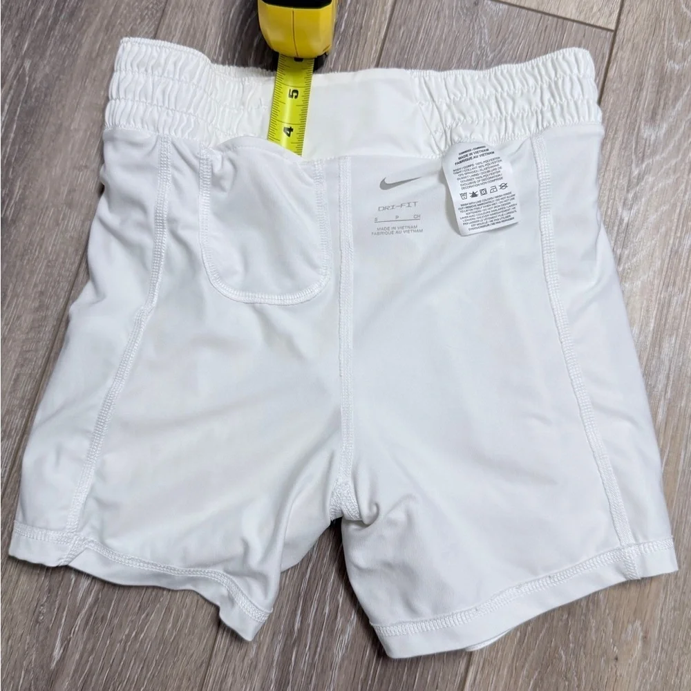 Nike Women's  White Athletic Shorts